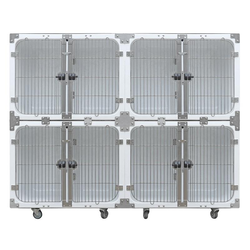 قفس سگ مدولار فایبرگلاس ضد آب دامپزشکی